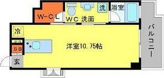 PARADOR DE GAISEN 408｜大阪府茨木市本町(賃貸マンション1R・4階・26.43㎡)の写真 その2
