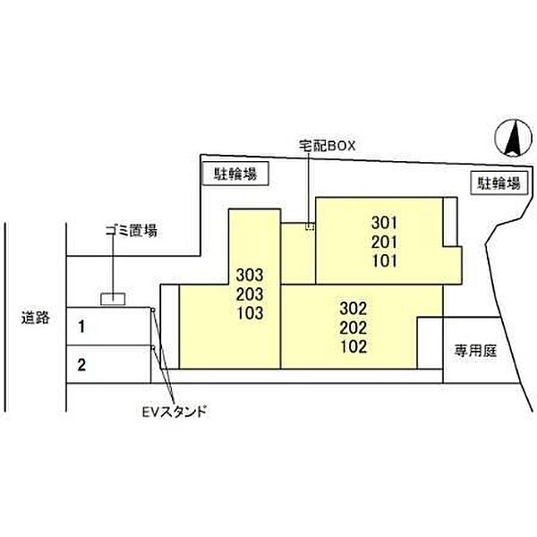 D-residence茨木水尾 301｜大阪府茨木市水尾１丁目(賃貸アパート2LDK・3階・62.43㎡)の写真 その2