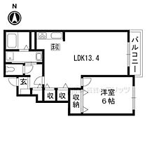 カーサパイン 102 ｜ 大阪府高槻市芝生町１丁目24-1（賃貸アパート1LDK・1階・45.89㎡） その2