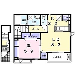 間取図画像 1LDK