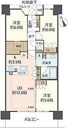 間取図画像 3LDK