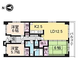 間取図画像 3LDK