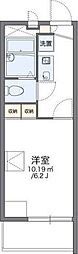 レオパレスコンチェルト 1Kの間取図画像