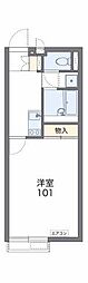 レオネクストシオンヒルズ 1Kの間取図画像