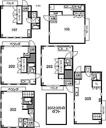 マンションナカムラ ワンルームの間取図画像
