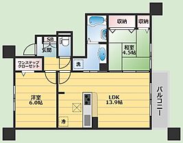 ボナールビュー  ｜ 大阪府豊中市旭丘（賃貸アパート2LDK・1階・57.78㎡） その2