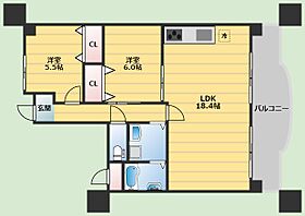 ヴェルドミール桃山台  ｜ 大阪府豊中市上新田3丁目（賃貸マンション2LDK・3階・61.89㎡） その2