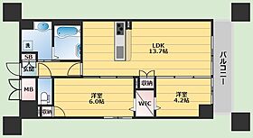 トリニティ豊中本町  ｜ 大阪府豊中市本町4丁目（賃貸マンション2LDK・3階・57.40㎡） その2