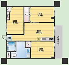 ソレーユ関西  ｜ 大阪府箕面市箕面4丁目（賃貸アパート3LDK・1階・74.62㎡） その2