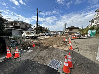 外観：建築条件なし売地！お気軽にお問い合わせください！（現地2024年11月8日撮影）