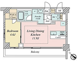 間取図画像 1LDK