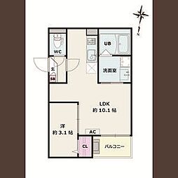 間取図画像 1LDK