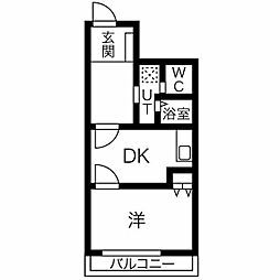 間取図画像 1DK