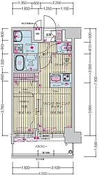 プレサンス桜山駅前アフォード 1LDKの間取図画像
