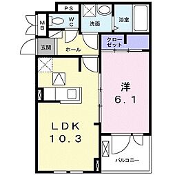 アドバンス オ−シャン 徳重I 1階