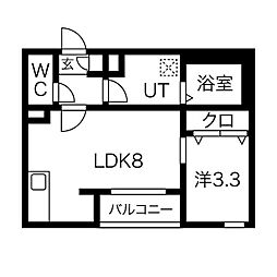 メイクスR道徳公園III 2階/-