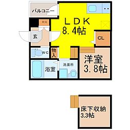プランドール鳴海 1階/102