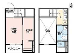 Ju-JitsuTerrace 1SKの間取図画像