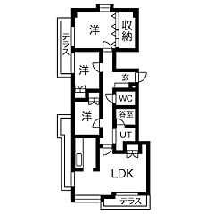 物件の間取り