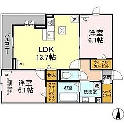 クープレット石川橋 1階/-