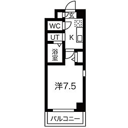 LlebenVilla 1Kの間取図画像