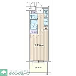 名古屋市営鶴舞線 上前津駅 徒歩2分の賃貸マンション 10階1Kの間取り