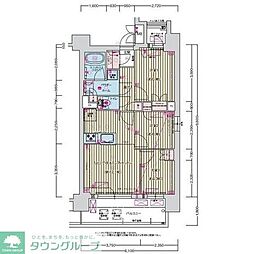 名古屋臨海高速あおなみ線 ささしまライブ駅 徒歩9分の賃貸マンション 14階3LDKの間取り