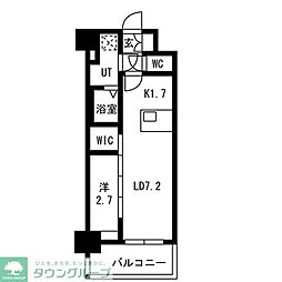 名古屋臨海高速あおなみ線 ささしまライブ駅 徒歩12分の賃貸マンション 5階1LDKの間取り