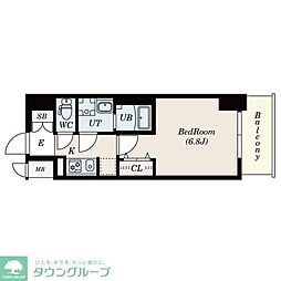 S-RESIDENCE鶴舞駅前 4階1Kの間取り