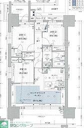 プレサンス　グラン　栄　THE　TOWER 5階3LDKの間取り