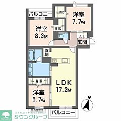 物件の間取り