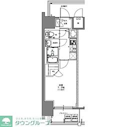 S-RESIDENCE浅間町駅前axial 1Kの間取図画像
