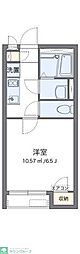 クレイノイナヴァアヴニール 1Kの間取図画像