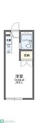 レオパレス大秋 1Kの間取図画像