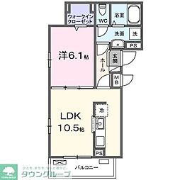 VIVACE(ヴィヴァーチェ) 1LDKの間取図画像