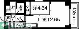 グランデューク松原クオーレ 1LDKの間取図画像