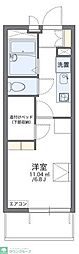 レオパレス小本本町 1Kの間取図画像