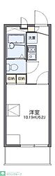 レオパレスINAGAMI 1Kの間取図画像