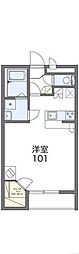 レオパレスロレンツォ 1Kの間取図画像