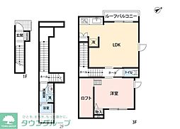 由比ヶ浜BASE 1LDKの間取図画像