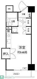 ペルソナージュ横浜 ワンルームの間取図画像