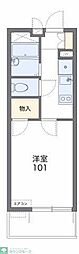 レオパレスファルケ 1Kの間取図画像