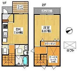 フェーリーチェ 1SDKの間取図画像