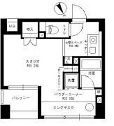 グランドコンシェルジュ藤沢 ワンルームの間取図画像