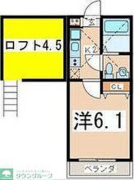 ベラビスタ戸塚 1Kの間取図画像