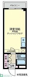 ラークヒルズ湘南 ワンルームの間取図画像