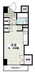 ペルソナージュ横浜 ワンルームの間取図画像