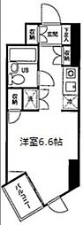 ドミトリー原町田 3階ワンルームの間取り