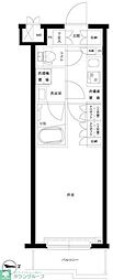 ルーブル川崎宮前平 1Kの間取図画像