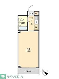 ジョイフル百合ヶ丘 1Kの間取図画像